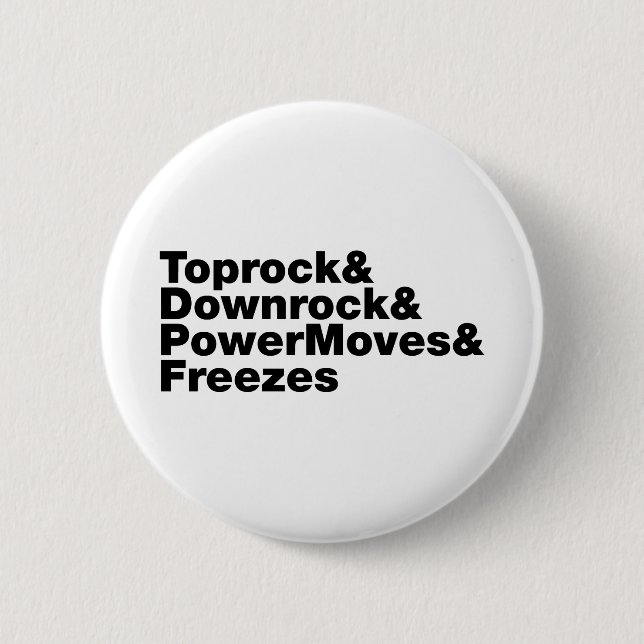 Bröstspel (Breakdans) Knapp (Framsida)