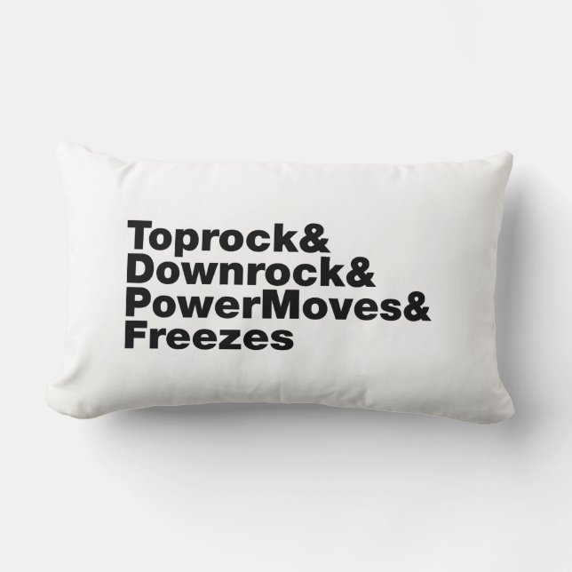 Bröstspel (Breakdans) Lumbarkudde (Framsida)