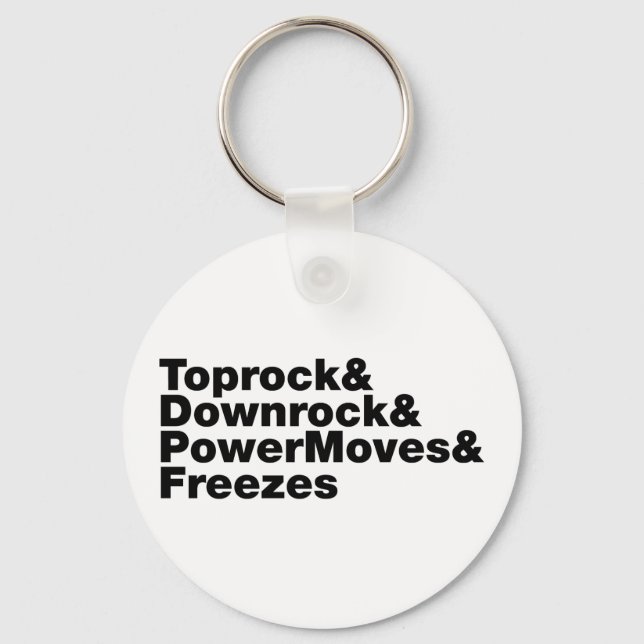 Bröstspel (Breakdans) Nyckelring (Framsida)