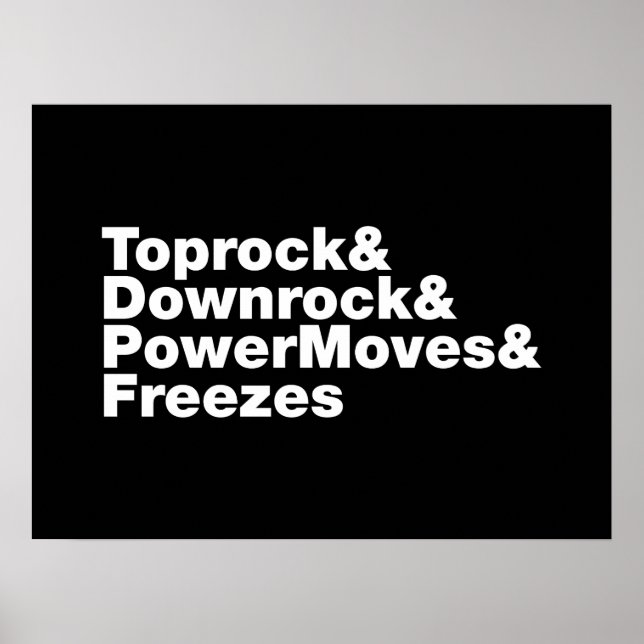 Bröstspel (Breakdans) Poster (Framsidan)