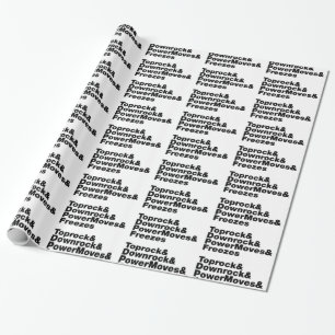 Bröstspel (Breakdans) Presentpapper