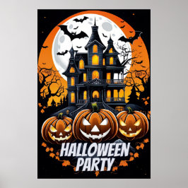 Bröt natt, Halloween fest Poster