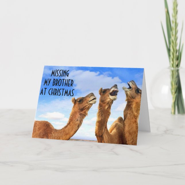 BROTHE=SINGING BLUESEN-MISS U PÅ JUL TIME! HELGKORT (Framsida)