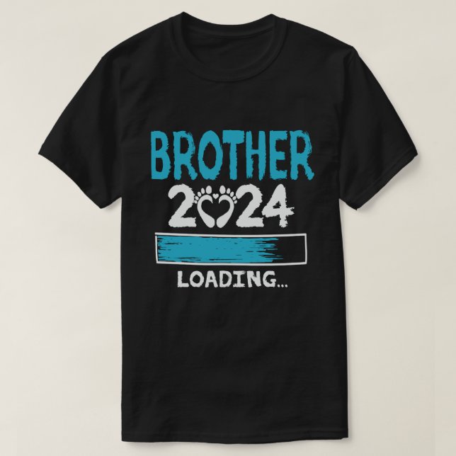 Brother 2024, som laddar upp framtida broder t shirt (Design framsida)