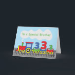 Brother 3rd Birthday Colorful Tåg on Track Kort<br><div class="desc">När din bror är mycket i tåg blir det här färgstarka tåg-kortet perfekten till ge och hälsar gången att han snart fyller tre år. Det här är ditt bästa val,  så få ditt exemplar nu!</div>