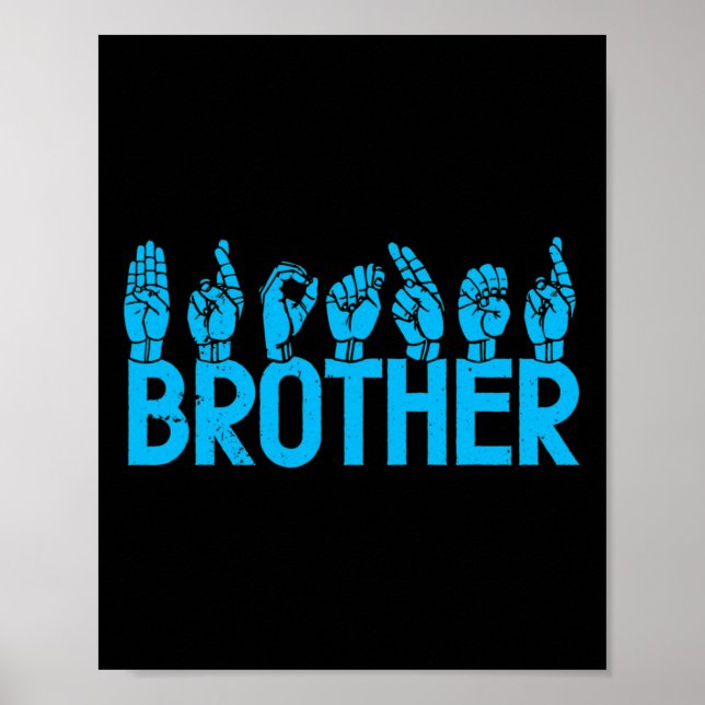 Brother American Sign Language Döv Awareness Supp Poster (Framsidan)