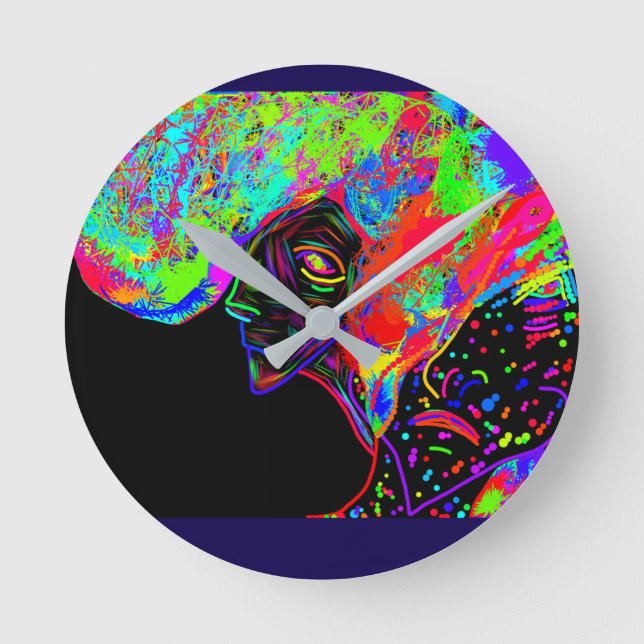 Brother and Sister Supernatural Creatures Rund Klocka (Framsida)