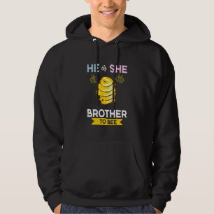 Brother Baby Big Bro Mamma Bee Party Theme Hoodie