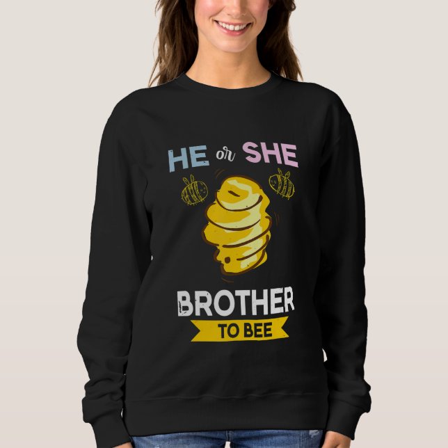 Brother Baby Big Bro Mamma Bee Party Theme T Shirt (Framsida)