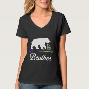 Brother Bear Autism Awareness Proud Autism Brother T Shirt