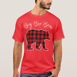 Brother Bear Pajama Red Buffalo Xmas Family Christ T Shirt