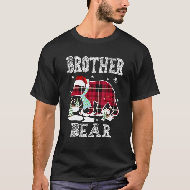 Brother Bear Red Buffalo Play Family Matching Xma T Shirt (Framsida)