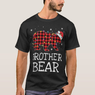 Brother Bear Red Plagt jul Pajama Family Gif T Shirt