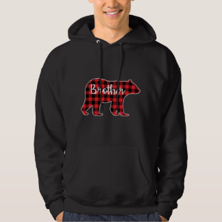 Brother Bear Red Pset-familjen som matchar Chri Hoodie