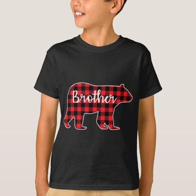 Brother Bear Red Pset-familjen som matchar Chri T Shirt (Framsida)