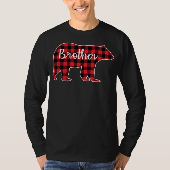 Brother Bear Red Pset-familjen som matchar Chri T Shirt (Framsida)