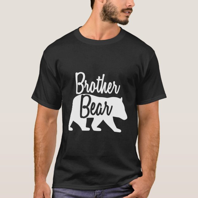 Brother Bear Shirt T-Shirt Matching Syskon Bear L (Framsida)