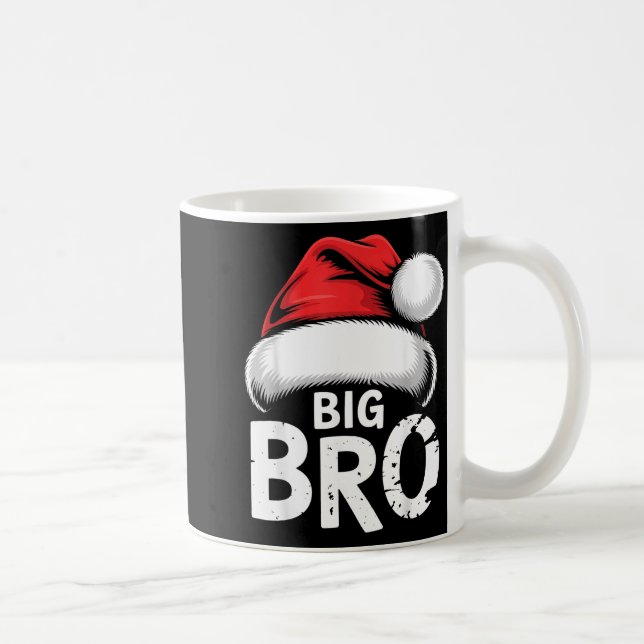 Brother Big Christmas Santa Family Matching Pajama Kaffemugg (Höger)