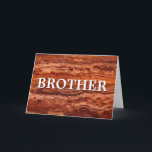 Brother Birthday Card Kort<br><div class="desc">Födelsedagskort för en speciell bror. Det här kortet är anpassade med ditt personlig-meddelande på insidan genom att helt enkelt redigera texten eller lägga till din brors namn.</div>