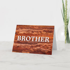 Brother Birthday Card Kort
