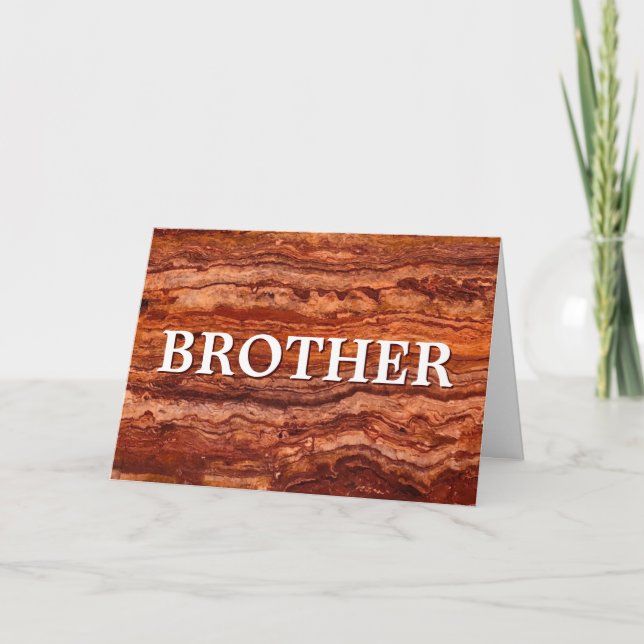 Brother Birthday Card Kort (Framsida)