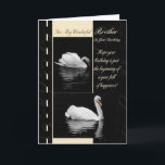 Brother Birthday Card Svanar Kort<br><div class="desc">Brother Birthday Card Svanar</div>