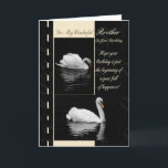 Brother Birthday Card Svanar Kort<br><div class="desc">Brother Birthday Card Svanar</div>
