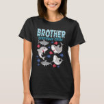 Brother Birthday Crew Sharks Theme Family Matching T Shirt<br><div class="desc">Brother Birthday Crew Sharks Theme Family Matching Birthday.</div>
