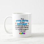 Brother Birthday Gift. Funny Brother Birthday Mugg<br><div class="desc">Den här lustiga mugglingen är en perfekt gåva för att önska din bror A Grattis på födelsedagen och tacka honom för att han är så speciell (och ibland irriterande lol). Det har en roande dikt på det som lyder - till en Speciell bror på din födelsedag. Ibland kan du vara...</div>