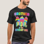 Brother Birthday Girl Pop It Unicorn Girl Pop it B T Shirt<br><div class="desc">Broder Birthday Girl pop det Unicorn Girl pop det Birthday.</div>
