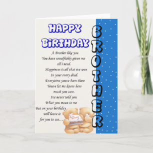 Brother Birthday-kort Kort