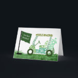Brother Birthday Par-fect Golf Cart i Ord Kort<br><div class="desc">Perfekt till din golfbroder,  det här smarta födelsedagskortet har en golfvagn som är helt och hållet gjord av färgstarka golftermer och en flagga med frasen "Par-fect Brother!" Den skarpa,  sportiska designen och kreativets typografi kommer att få alla bror som kärlek att le på sin stora dag.</div>