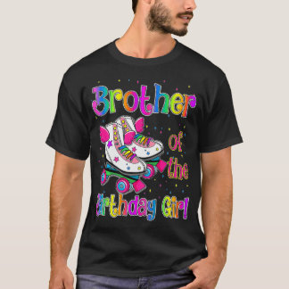 Brother Birthday Rolling Skate Birthday-familjepar T Shirt