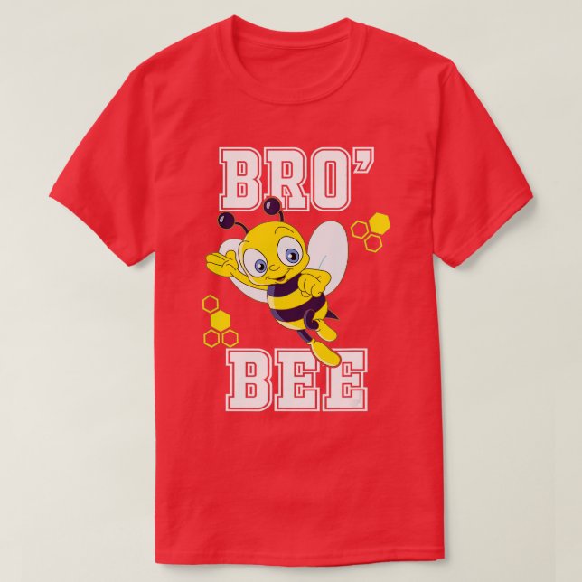 Brother Bro Birthday First Bee Day Outf T Shirt (Design framsida)