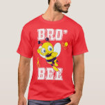 Brother Bro Birthday First Bee Day Outf T Shirt<br><div class="desc">Familjebibroder,  förstadagar för födelsedagsbin.</div>
