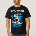 Brother Bro of the Birthday Boy Shark Ocean Matchi T Shirt<br><div class="desc">Hoppas du gillar det med 10 269</div>