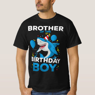 Brother Bro of the Birthday Boy Shark Ocean Matchi T Shirt