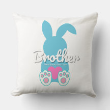 Brother Bunny Dekorativ kudde - Cute Family Påsk G