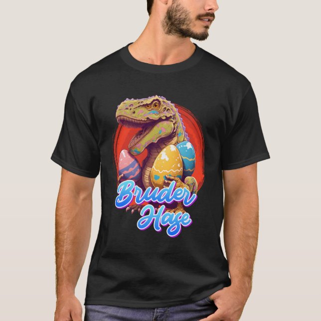 Brother Bunny Happy Easter Rabbit Kids Children Bo T Shirt (Framsida)