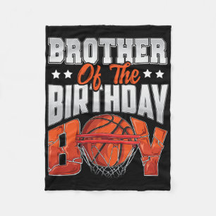 Brother Bysketbyll Birthday Boy Byller B-da Fleecefilt
