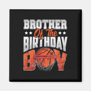 Brother Bysketbyll Birthday Boy Byller B-da Magnet