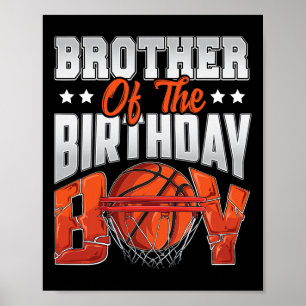 Brother Bysketbyll Birthday Boy Byller B-da Poster