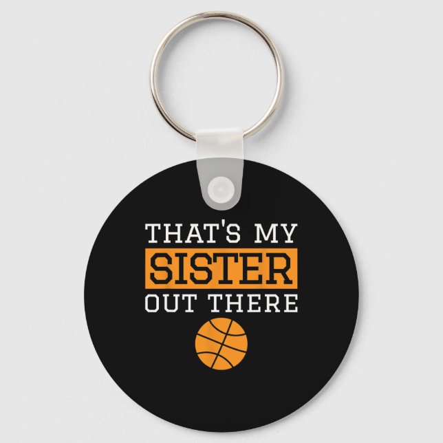 Brother Bysketbyll Gift som är min syster Bysketby Nyckelring (Framsida)