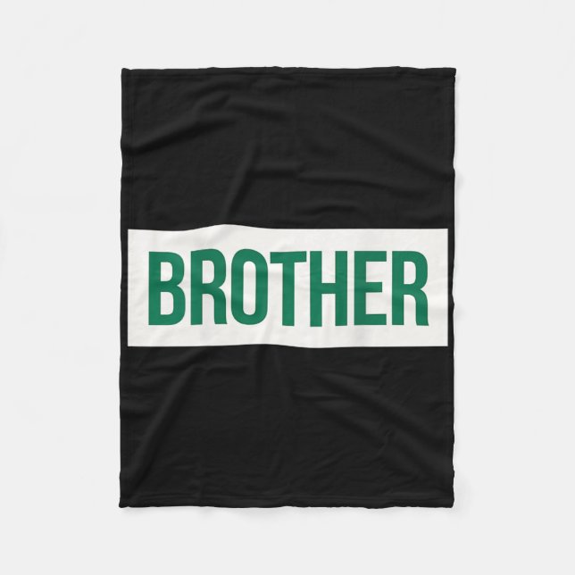 Brother Caddie Golf Back Golfing Golfer Golf Playe Fleecefilt (Framsidan)