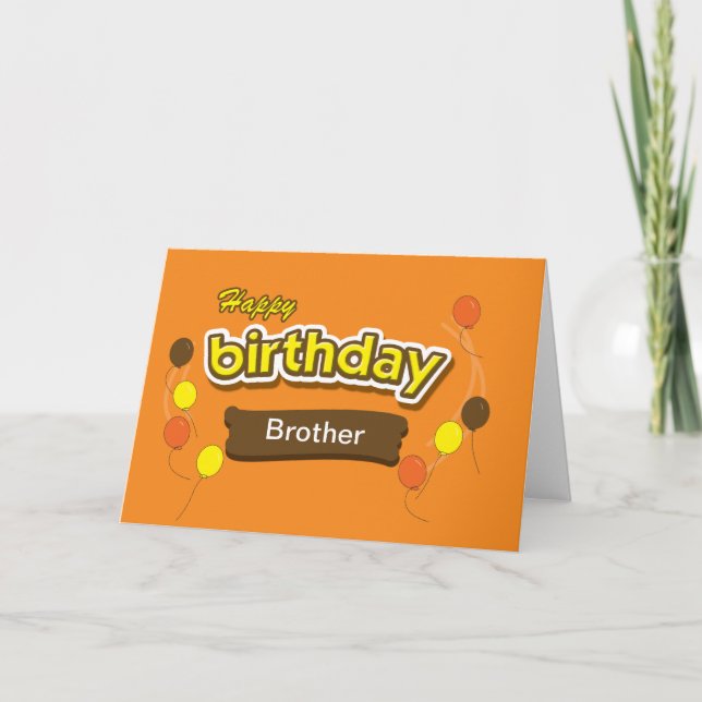 Brother Candy Birthday Kort (Framsida)