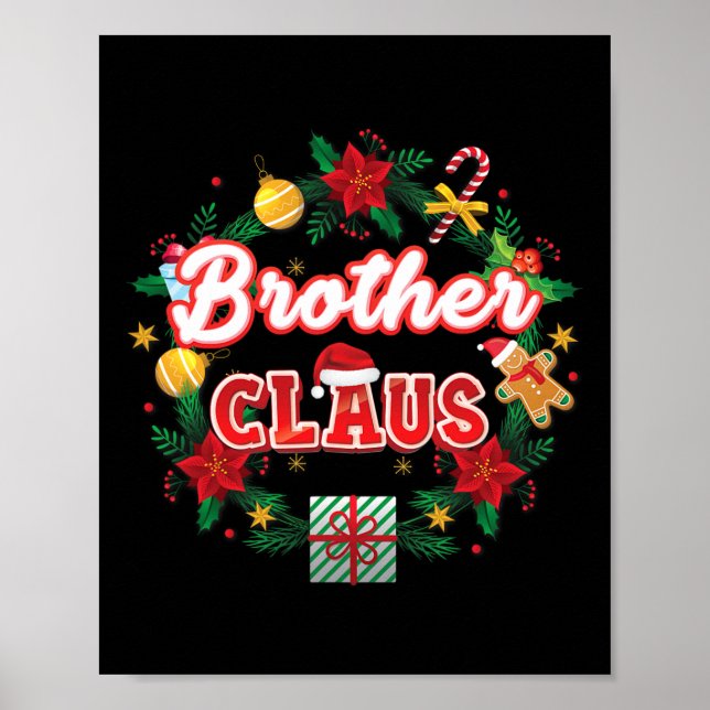 Brother Claus jul Santa Laurel Wandemistle Poster (Framsidan)