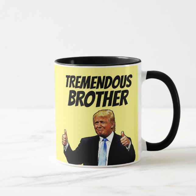 BROTHER COFFEE MUGG, FUNNY DONALD TRUMP MUGG (Höger)