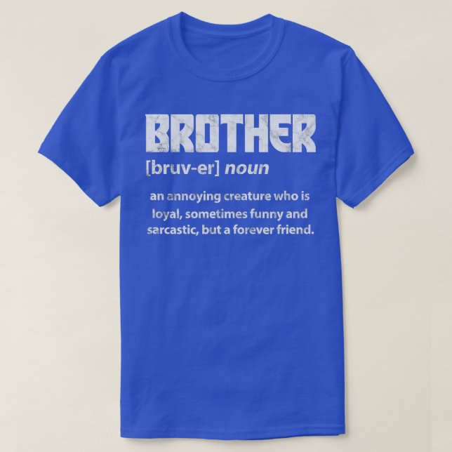 Brother Definition Syskon Nationell Syskon Dag D T Shirt (Design framsida)