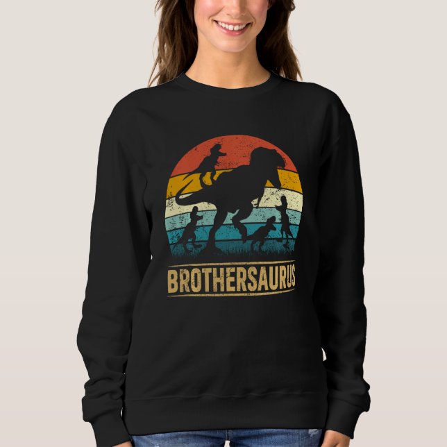 Brother Dinosaur Rex Brothersaurus 4 Kids Far S T Shirt (Framsida)