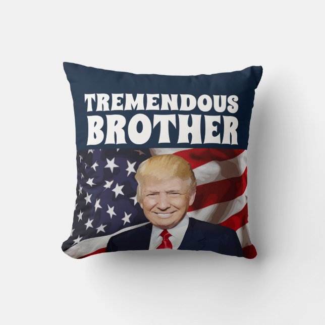 BROTHER DONALD TRUMP DEKORATIV KUDDE (Framsida)
